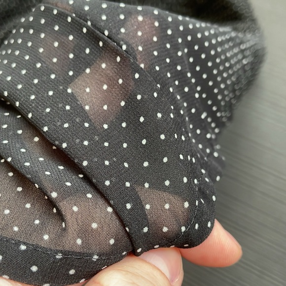 Polka dot peplum top - Picture 6 of 8